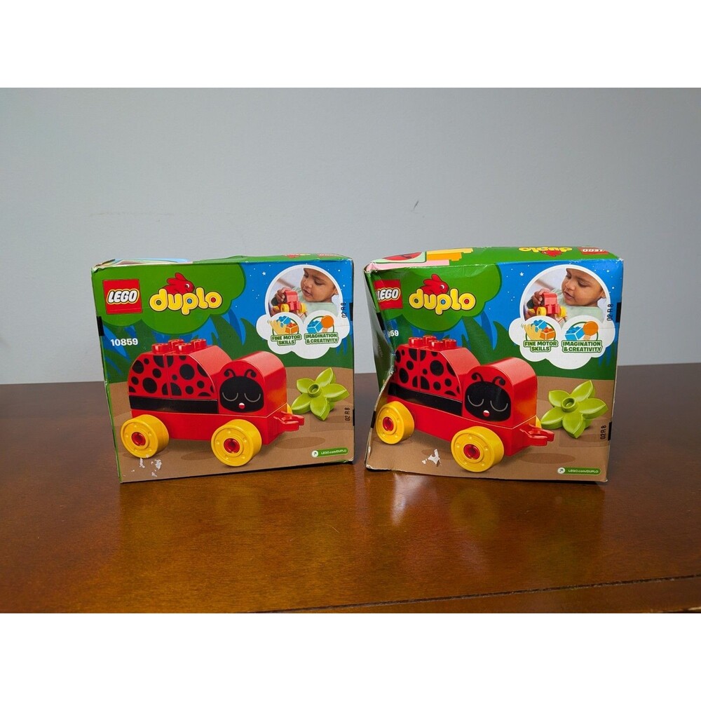 LEGO Duplo 10859 My First Ladybug Set LOT OF 2 New Factory SEALED Retired